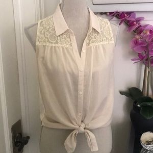 Abercrombie and Fitch sheer and lace